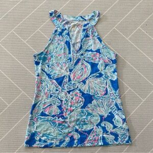 Lilly Pulitzer Arya tank top seashell and starfish pattern Women’s Size XS